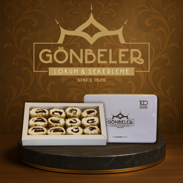 Fındık Kaplamalı Çikolatalı Lokum