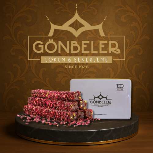 Gül Yapraklı Fıstıklı Lokum