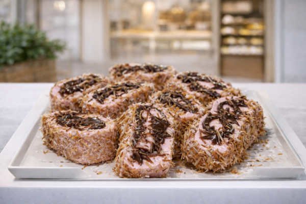 Kadayıflı Frambuazlı Lokum