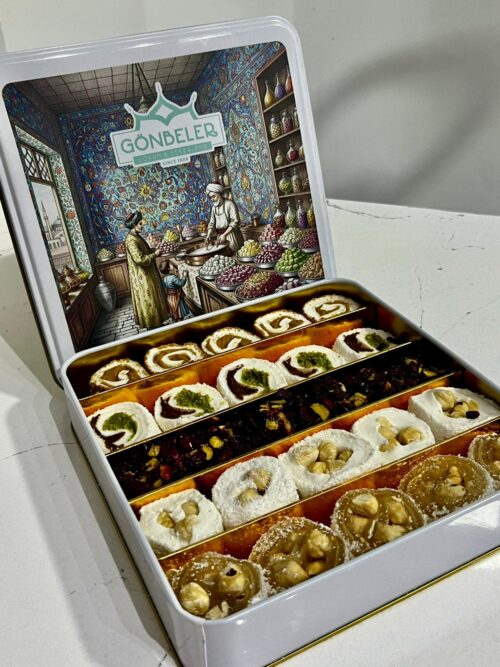 Osmanlı Motif Çinili Desen Karışık Lokum