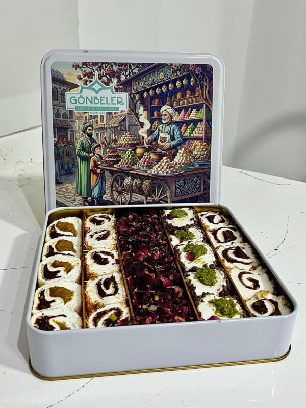 Osmanlı Motif Tarihi Lokumcu Motifli Karışık Lokum