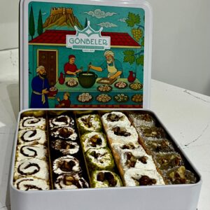 Osmanlı Motif Turkuaz Desen Karışık Lokum